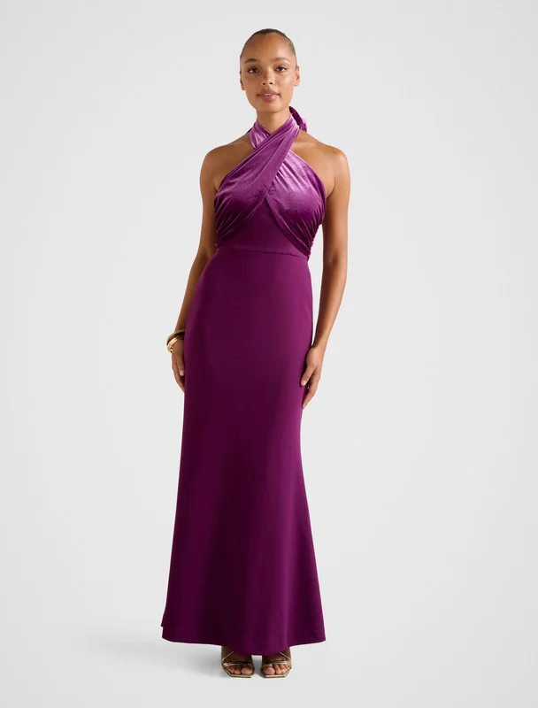 فورايفر نيو MALANI Halterneck Maxi Dress